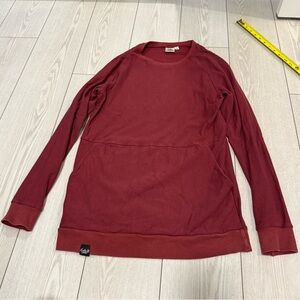 Lumber Jill Apparel bamboo medium burgundy red pullover sweater pocket Canada